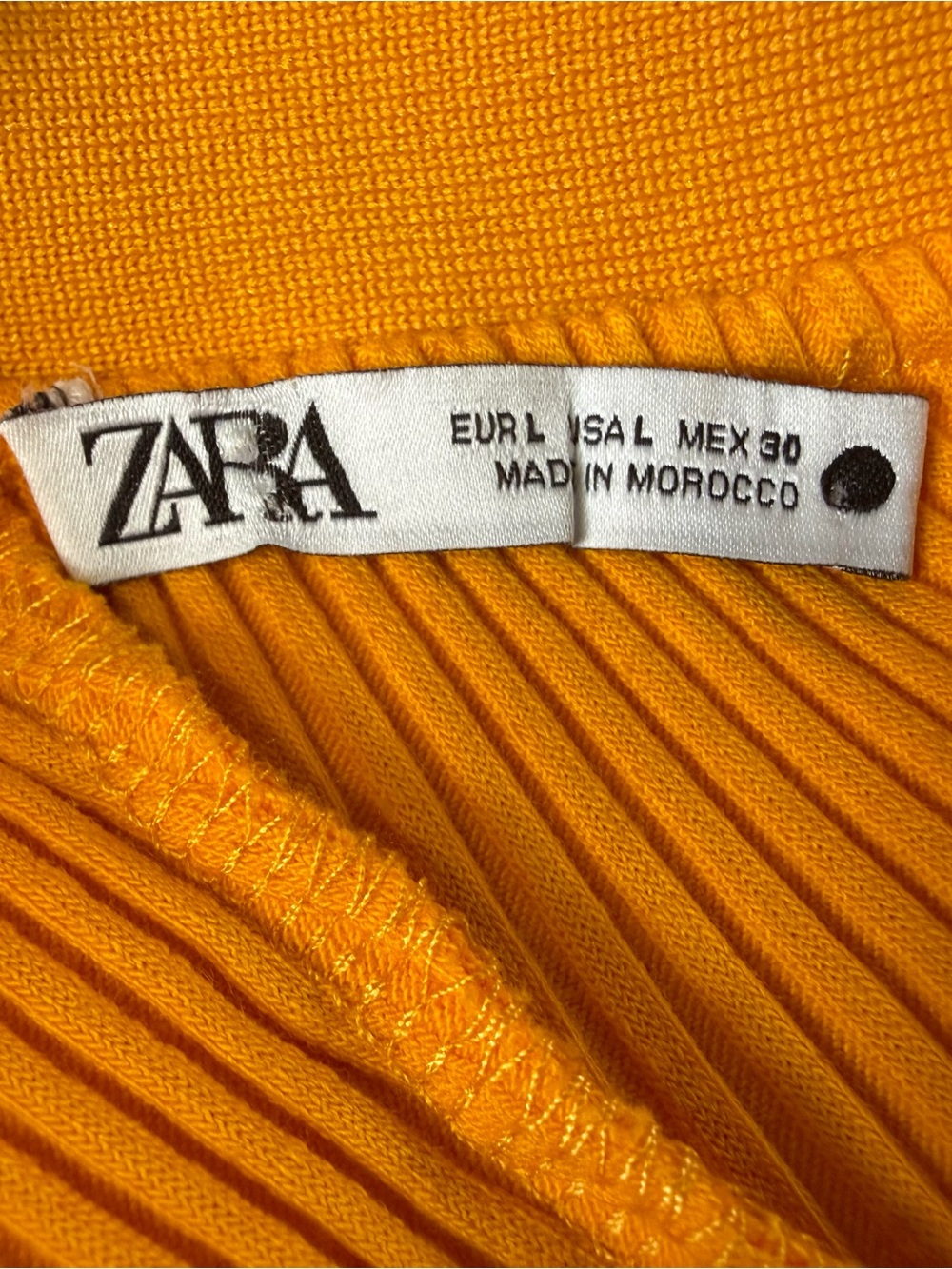 Zara Ribbed Cross-Neck Maxi Dress - Picture 9 of 9